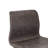 Upholstered Counter Stool with Metal Frame-831039383