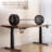 Nut-brown + Black Rectangular Hight adjustable Solid Wood + Steel desk-108225117