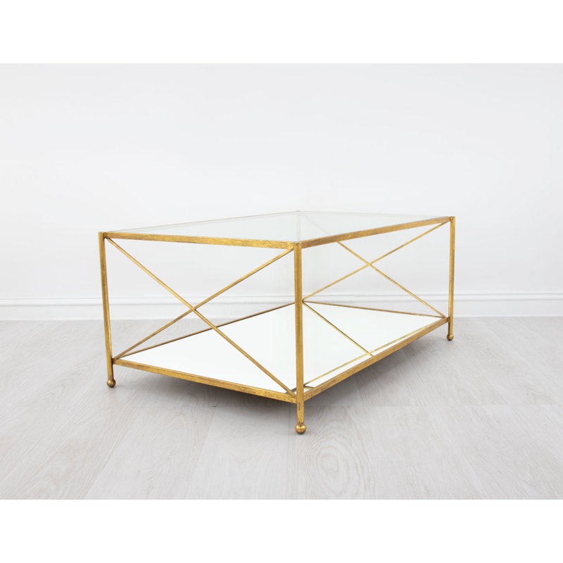 Iris Coffee Table, Gold