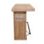 Solid Wood Bar with Iron Footrail-1194014041