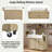 Fluted Kitchen Island With Drop Leaf, Power Outlet, Towel Rack, Spice Rack And Open Compartment-1591739947