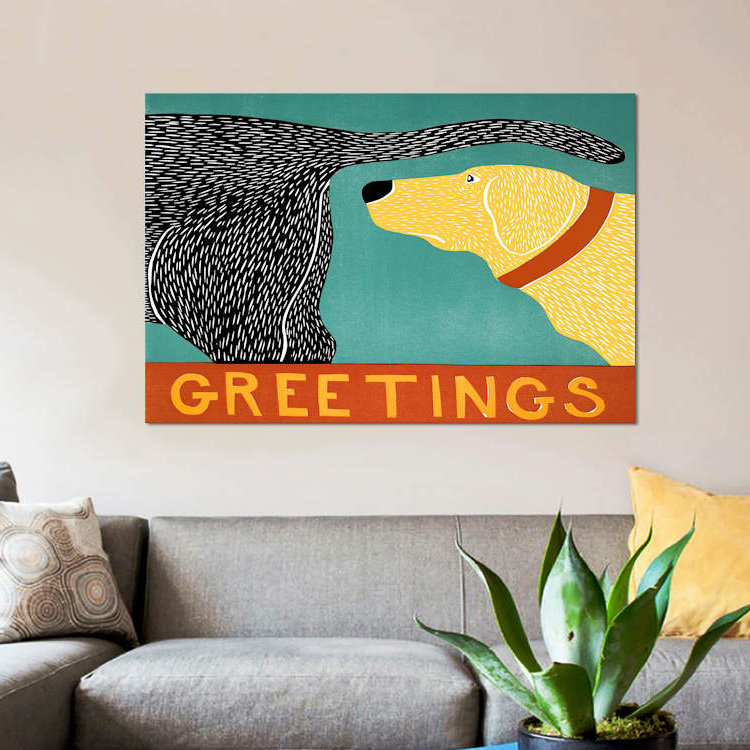 Stephen Huneck - Wrapped Canvas Print, 101.6 cm H x 66.04 cm W x 3.175 cm D