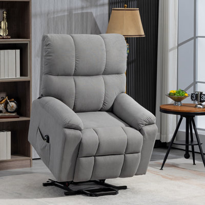 Fauteuil relevable, fauteuil inclinable électrique avec poche latérale, télécommande, 