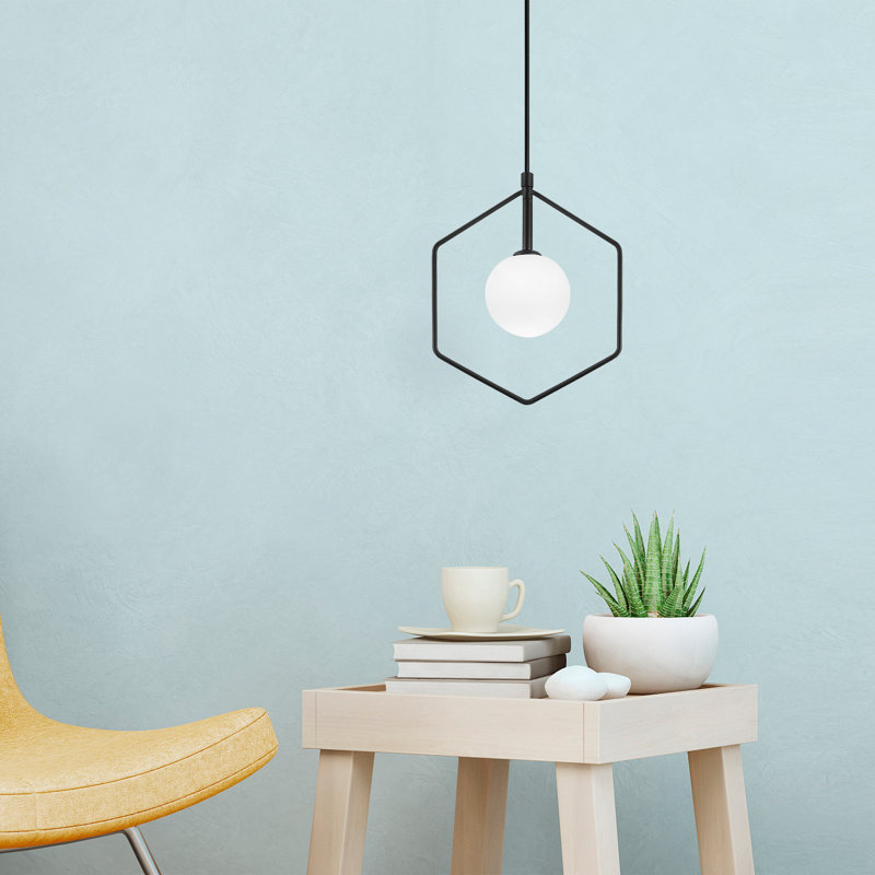 Luminaire suspendu géométrique 1 lumière Benally