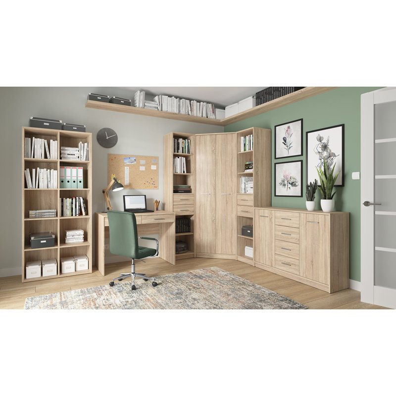 197cm H x 60cm W Composite Bookcase, Oak Sonoma