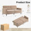205.7cm Upholstered Convertible Sofa-333133374