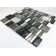Vitray Random Sized Ceramic/Metal/Glass Random Mosaic Wall & Floor Tile