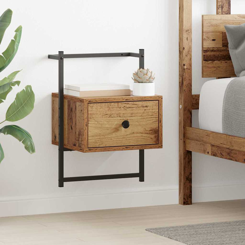 35cm W Manufactured Wood Bedside Table