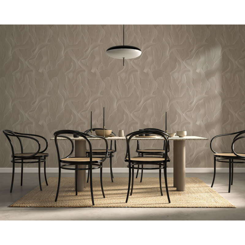 Meraki - Taupe Wallpaper by Sabrina Yvonne