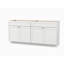 Base de meuble-lavabo double 72 po Disar-111753629