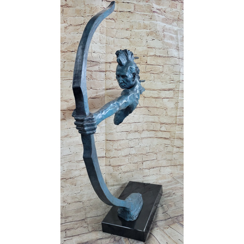 Sculpture de Guerrier indien