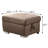 Edelman Brown Ottoman