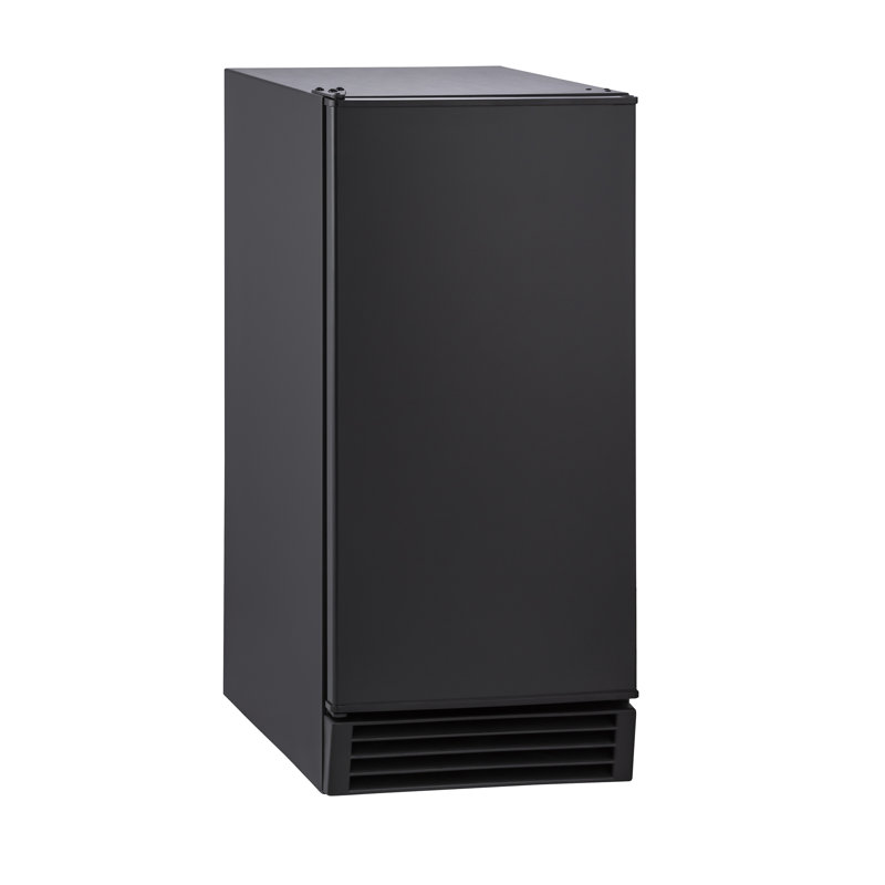 Maxx Ice 50 lb Black Freestanding Ice Maker with Reversible Door
