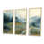 Toile naturelle avec cadre flottant