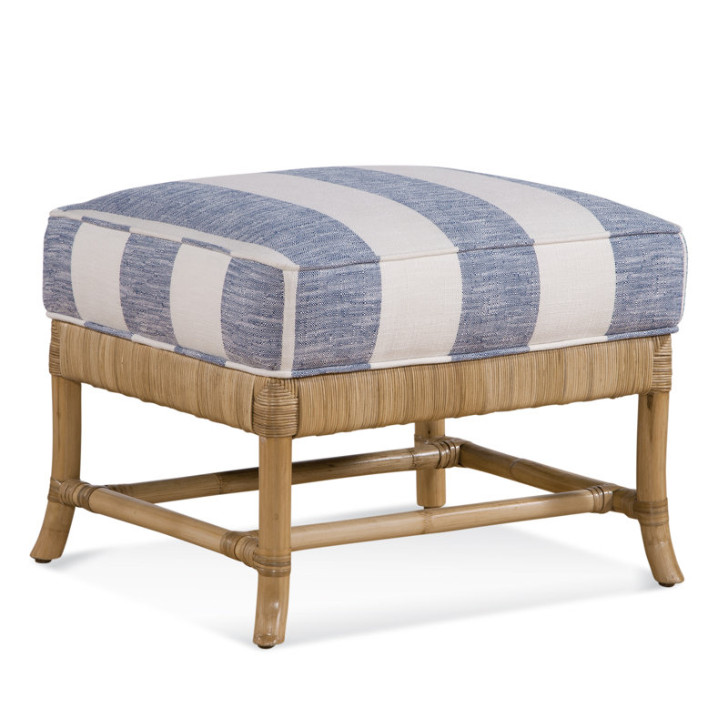 Lafayette Ottoman, Ivory Crypton Performance; 0886-91, Hazel