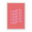 «Love Is Love Red» par Garima Dhawan, reproduction d'art sur toile-1781362256-1781362261