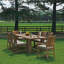 Croquet Patio Dining Chair with Cushion-1477312364
