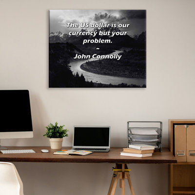 Artsy Quote By John Connolly Gallery Wrapped Canvas