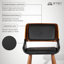 Chaise d'appoint en noir nairn-175398360