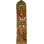 Handcrafted Wood Dancing Ganesha Wall Panel, 72 x 17 in.     South Indian Temple Carving for Living Room & Foyer