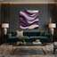 «Abstract Landscape 68», art mural sur toile mauve-359276984