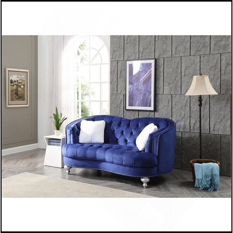 Causeuse charme Blue, Bleu