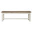 Banc en bois massif Laneta