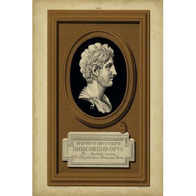 Greek Cameo I by B. Picart - Wrapped Canvas Print