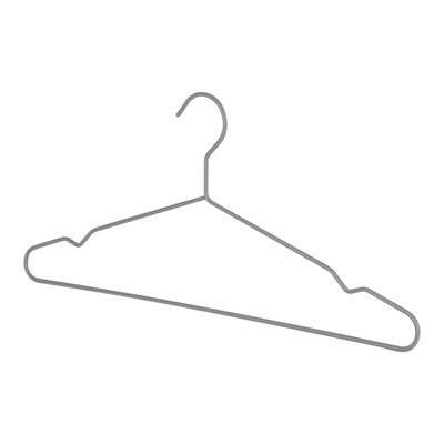 Metal Non-Slip Standard Hanger for Dress/Shirt/Sweater