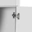 Grande armoire de rangement avec 8 portes et 4 tablettes, armoire de rangement murale pour salon, cuisine, bureau, chambre à coucher, salle de bain, blanc-1265968030