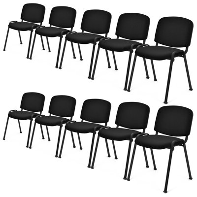 Chaise de salle d'attente de 22 po en polyester antimicrobien avec structure en métal