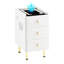 30.5cm W Manufactured Wood Bedside Table