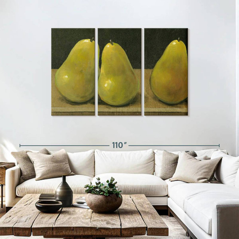 Yarlin Pear Study, 48" H x 74" W