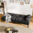 Adjustable Loveseat Sleeper With Retractable Cup Holders-2098208307