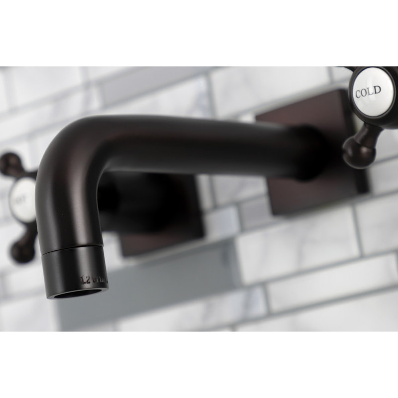 Robinet de salle de bain mural Metropolitan, Bronze huilé