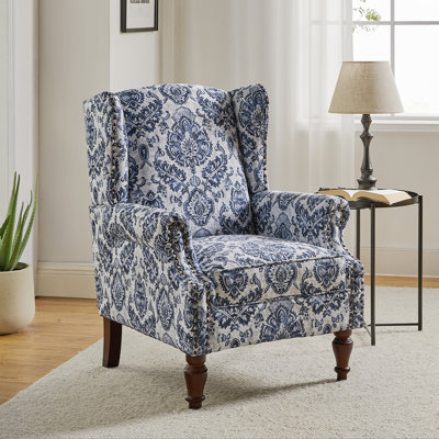Fauteuil d'appoint à oreilles rembourré Anndi