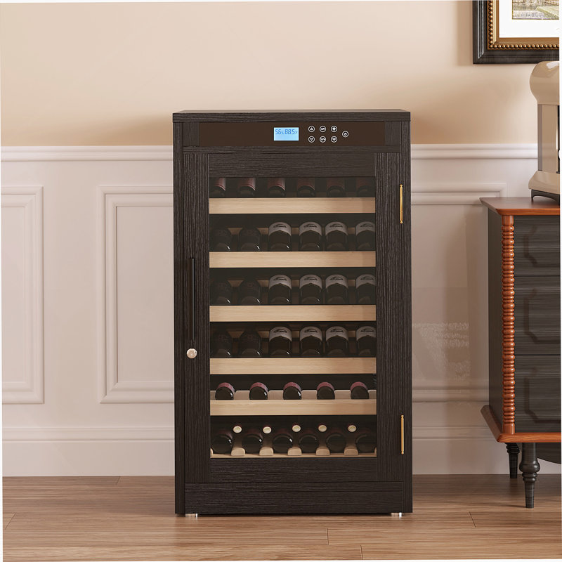 LED Touch Screen Display Constant Temperature Wine Cabinet