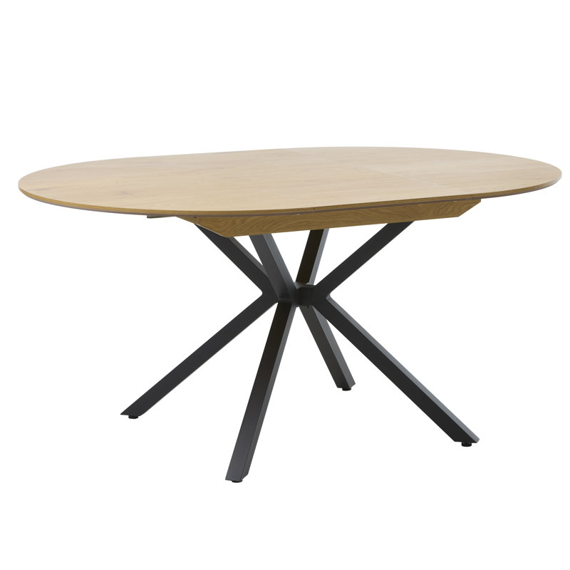 Teitur Extendable Oak Solid Wood Base Dining Table