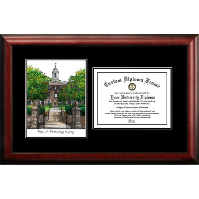 Mineo Rutgers University Diploma Picture Frame