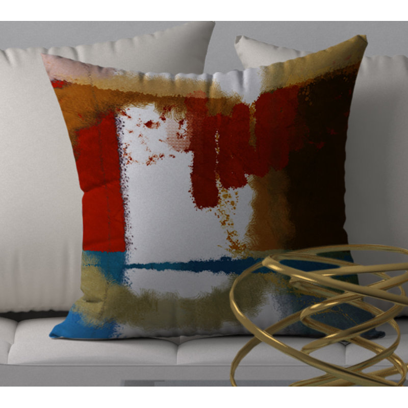Reversible Throw Pillow, 18" x 18"