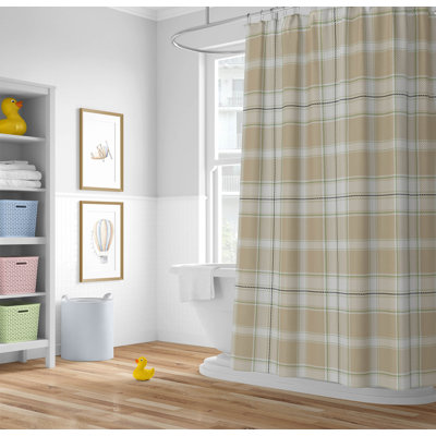Bully Plaid Ultra-Thin Lightweight Shower Curtain