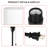 Modern Bedside Desk Lamp Pull Chain with white fabric shade for Bedroom Office Dorm