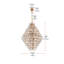 Lustre en cristal 48 pouces Ikeny-2049808933