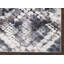Tapis noir / gris / ivoire à imprimé animal-2001793546