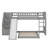 Stairway Twin Over Twin Bunk Bed With Two Drawers And Slide-101716719