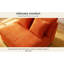 Chaise longue à compression en velours côtelé 66 pouces