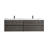 Seavy 83.4'' Double Bathroom Vanity with Plastic Top-1263948116