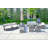 14 - Person Wicker Patio Dining Set with Rectangular Table , Cushions Included