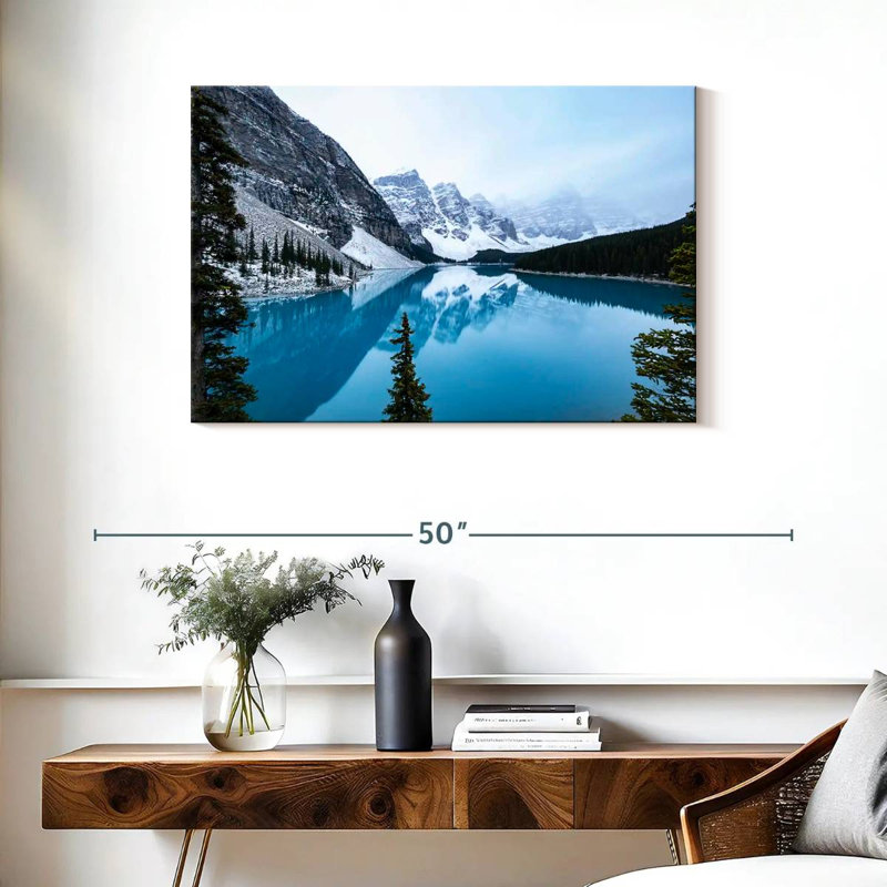 Alvord Moraine blanc hiver, H 24 po x l 36 po