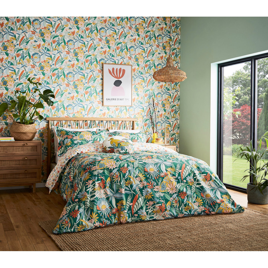 Floral Square Scatter Cushion Cushion With Filling